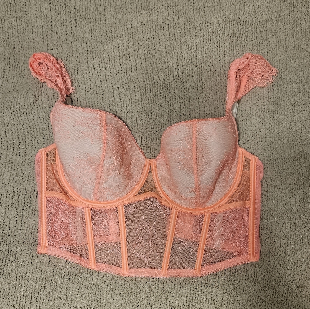 Victoria Secret Coral Bustier